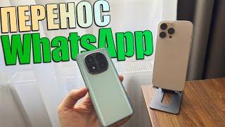 Как перенести чаты WhatsApp с Android на iPhone 16e?