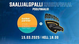 S. Tallinna FC Bunker Partner - S. Tartu Ravens Futsal, Saalijalgpalli karikavõistlused Poolfinaal