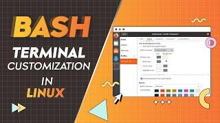 Bash terminal customization in linux