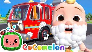 Fire Truck Wash, Car Wash Song 🫧 + MORE CoComelon Nursery Rhymes & Kids Songs