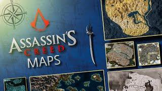 Assassin's Creed : Maps SIZE Comparison (AC:1 to AC:Shadows)