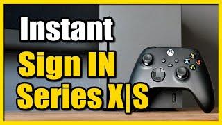 How to Turn ON or OFF Instant Sign IN on Xbox Series X Account (Auto Login)