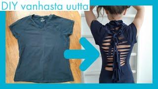 DIY: TEE VANHASTA PAIDASTA UUSI MUODIKAS (Elinan oma video)