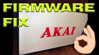 AKAI CTV 3226 T firmware FIX - works for AKAI TVs