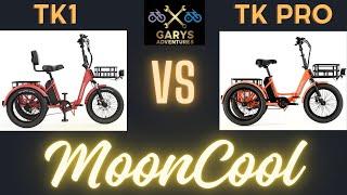 MoonCool TK1 Folding E-Trike vs. the Thrilling New TK PRO E-Trike