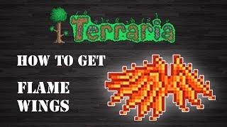 Terraria : " Flame Wings " [How To Get] [Step by Step]