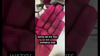 Dye 613 Synthetic Wig Pink for V-Day