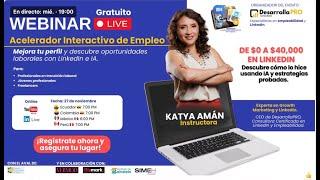 Webinar Gratuito: Acelerador Interactivo de Empleo con IA