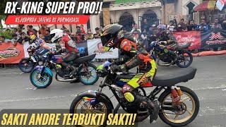 Serunya Road Race RX King Super Pro di Trek Dadakan Alun-Alun Purwodadi‼️