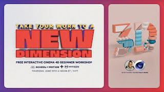 3D Live Workshop with Elly Wade