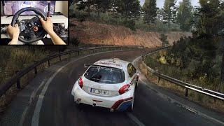 PEUGEOT 208 R5 T16  - Dirt Rally 2.0 - Logitech G29 gameplay