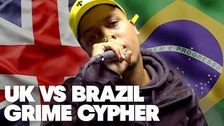 BRAZIL VS UK Grime Cypher | Eyez, Jevon, Yizzy X Febem and Fleezus