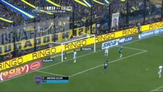 Gol de Calleri. Boca 2 - Quilmes 0. Fecha 17. Primera División 2015. FPT.