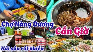 Chợ hải sản hàng dương cần giờ nhiều món đặc sản biển cần giờ