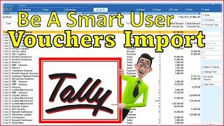 how to import voucher in Tally Prime and Tally ERP9 | how to import sales voucher in tally
