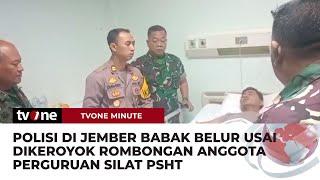 Polisi di Jember Dikeroyok Anggota Perguruan PSHT Saat Lakukan Pengamanan Jalur | tvOne Minute