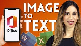 How To Convert Image to Word or Excel | Extract Text From a Picture