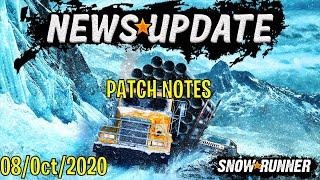 SnowRunner: Latest Patch 9.0 Update 1.12 is LIVE.