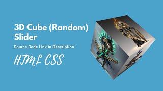 Create 3D Cube Design Using HTML CSS Only