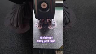 3d print eagle balance, editing, print, finish #3dprinting #stampa3d