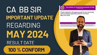 ca Bhanwar Borana sir important update regarding ca inter and final may 2024 exam result date