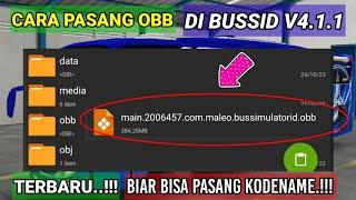 CARA PASANG OBB BUSSID V4.1.1 - BEGINI CARANYA...!!!!