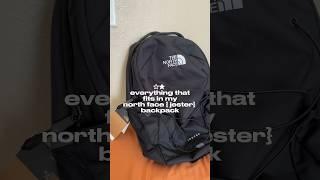 here’s everything that fits in my north face backpack  #backtoschool2023 #northface #supplies