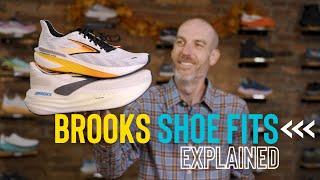 Brooks Shoes Fit Explained