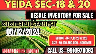 Update Price Yamuna Expressway Plots Sector -17,18,20 & 22D. || YEIDA Resale Plots #yeidaplots