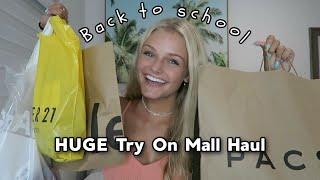 Huge Try On Mall Clothing Haul - Back to School 2021