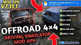 Off Road 4×4 Driving Simulator Mod Apk Latest V2.11.1 For Android 2024 | Unlimited Money, All Unlock