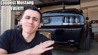 I built the LOUDEST Mustang in the World! You're gonna wanna hear this...