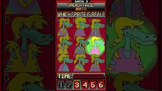 Which Sprite Is REAL? Undertale Edition (3) HARD MODE #shorts