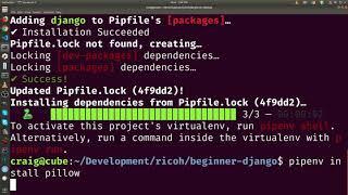 How to Install Django Using pipenv (2/27)