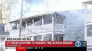 VIDEO: Apartment fire breaks out in Southbridge, MA