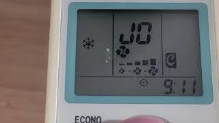 How to retrieve Daikin Malfunction code using the original Daikin remote controller