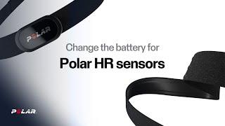 Polar heart rate sensors | Change the battery