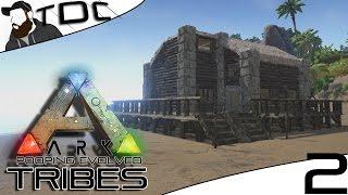 ARK SURVIVAL EVOLVED | BASE BUILDING SEASIDE CABIN! | Episode 2 (Gameplay Pooping Evolved Server)