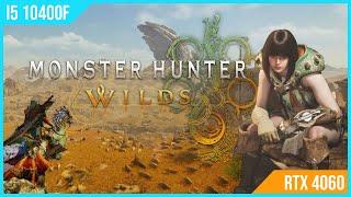 Monster Hunter Wilds PC Beta Test | Gameplay on i5 10400F + RTX 4060