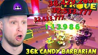 BEEG DAMAGE UNGA BUNGA  Trove 36k Power Rank Candy Barbarian Rework U10 & Delves Gameplay for 2022