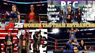 WWE 2K25 All Women Tag Team Entrances