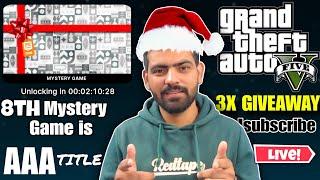 GTA V 3X Giveaway LIVE + 8th Mystery Game Early Reveal