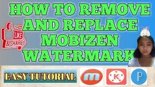 HOW TO REMOVE AND REPLACE MOBIZEN WATERMARK (Ver Easy Tutorial) | Amethyst Joy TV