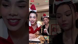 Bella Poarch & Kenia OS | TikTok Live (Part 1 of 2) - 21 DEC 2023