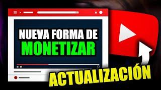 ¡YOUTUBE AÑADE una nueva FORMA DE MONETIZAR!  los CURSOS!