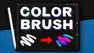 EASY Color Changing Brush in Procreate