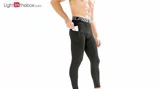 Men's Running Tights Leggings Compression Pants-7005328