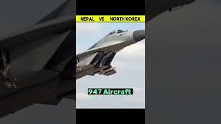 Nepal vs North korea military camparison #shorts