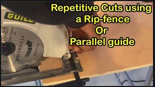 Get Cutting Like a Pro:  Rip Fence or Parallel Guide Hacks for Effortless Repetitive Cutting