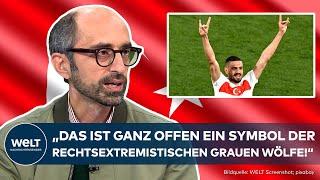 EM 2024: "Ganz offen Symbol der grauen Wölfe!" Skandal um faschistischen Wolfsgruß nach Türkei-Spiel